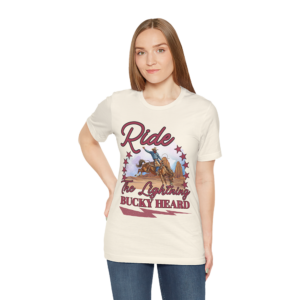'Ride the Lightning' - Vintage Western Rodeo Cowboy Graphic Tee